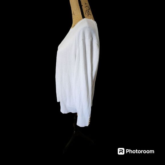 Investments ll Sweater Womns SZ 2X Soft Winter Old Money Minimalist Simple Clean - Picture 2 of 4